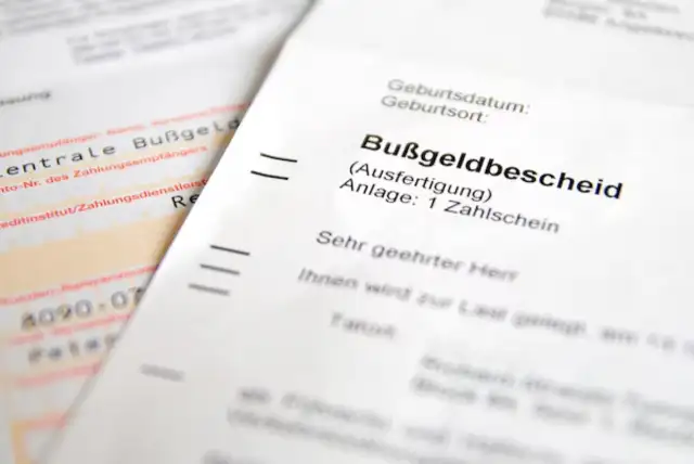Bußgelder für negative Salden